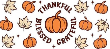 Thankful & Blessed Decal
