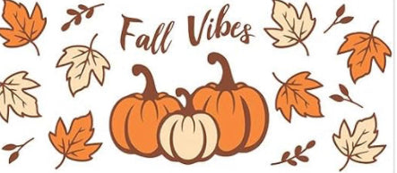 Fall Vibes Decal