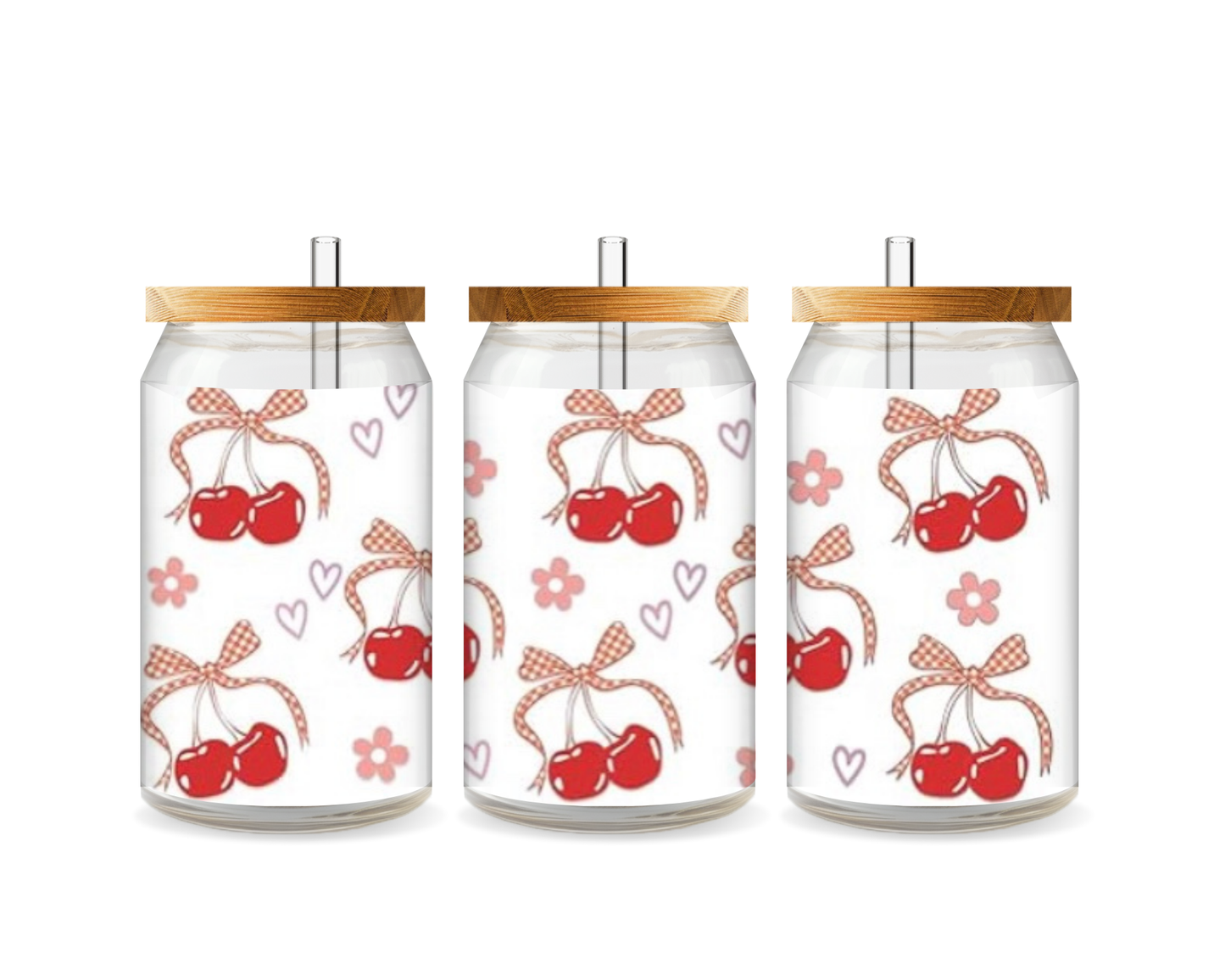 Cherry Bows Decal